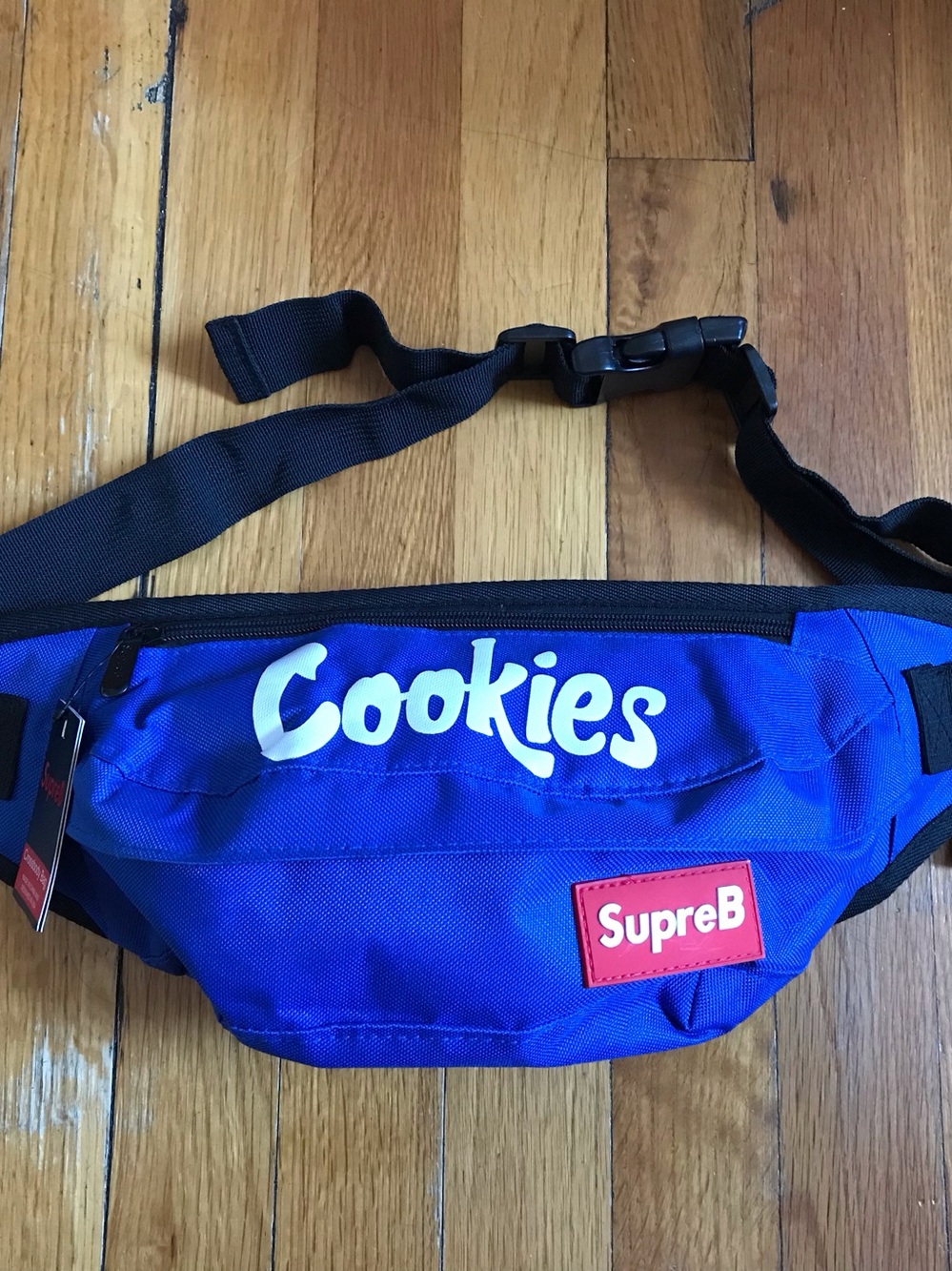 SupreB Cookies Crossbody Bag Fanny Pack Adult Unisex Blue
